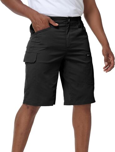 LAZYDAY Mens Cargo Shorts-Lightweight Work Tactical Hiking Outdoor Shorts 10/12 inch Breathable Water Resistant Ripstop in Saudi Arabia