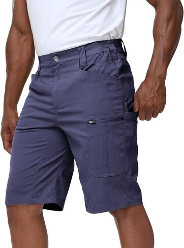 LAZYDAY Mens Cargo Shorts-Lightweight Work Tactical Hiking Outdoor Shorts 10/12 inch Breathable Water Resistant Ripstop in Saudi Arabia
