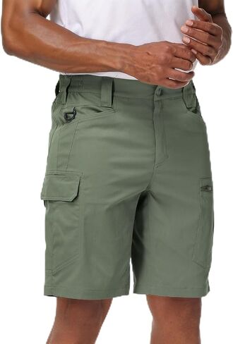 LAZYDAY Mens Cargo Shorts-Lightweight Work Tactical Hiking Outdoor Shorts 10/12 inch Breathable Water Resistant Ripstop in Saudi Arabia
