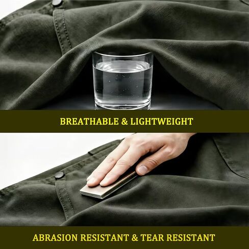 Msmsse Work Shorts for Men Relaxed Fit Durable Cargo Workwear Multi-Pocket Utility Shorts for Carpenter Painter in Saudi Arabia