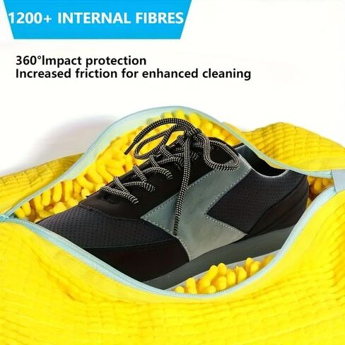 Shoe Laundry Bag Heavy Duty Zipper Closure With Soft Protective Lining, Reusable for Sneakers Daily Footwear Washer and Dryer, grey in Kuwait