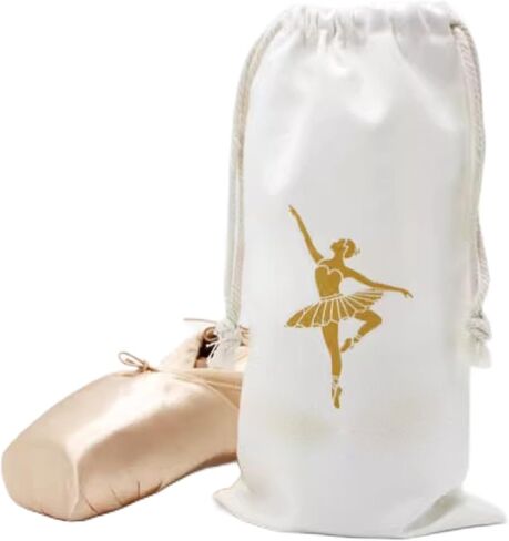 Pointe Shoe Bag Breathable Mesh Ballerina Dance Bag Soft Sole Drawstring Ballet Accessories (Mesh Drawstring, Pink) in Kuwait