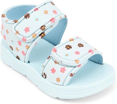 ChayChax Toddler Boys Girls Cute Print Sandals Comfort Summer Water Beach Walking Sandal Anti-Slip Open Toe with Adjustable Hook & Loop in Kuwait