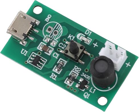 Electric Atomizer, Atomization Plate Module Integrated Circuit Board Driver, Ultrasonic Fogger Mist Maker with Timing Switch for 5V USB Humidifier in Kuwait