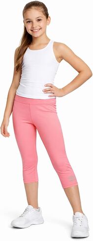 Umbro Girls' Youth (4-14) Reversible Performance Capri Leggings, Color Options in Kuwait