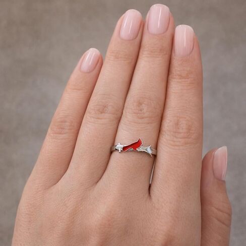 The Positive Christian Cardinal Ring - Stainless Steel - Christian Gifts for Women of Faith - Religious Jewelry Gift for Christmas, Wedding, Anniversary in Saudi Arabia