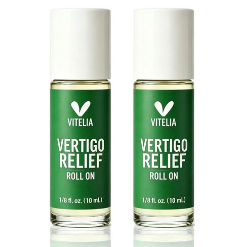 Vertigo Relief Anti-Dizzy Roll On – Botanical Essential Oil Blend for Balance Support, Non-Drowsy, Portable Anti-Dizzy Comfort, Easy Apply for Daily Use, 10ML (1PC) in Saudi Arabia
