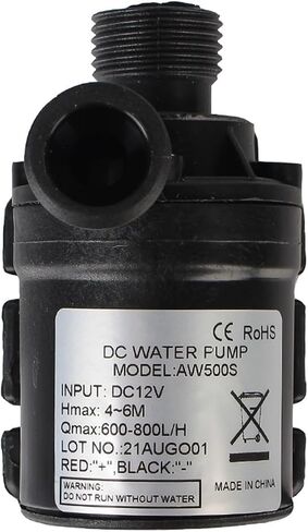 DC 12V Submersible Water Pump For Cooling System Fountains Heater Home 800L/H 5M Ultra-quiet Brushless Motor in Saudi Arabia
