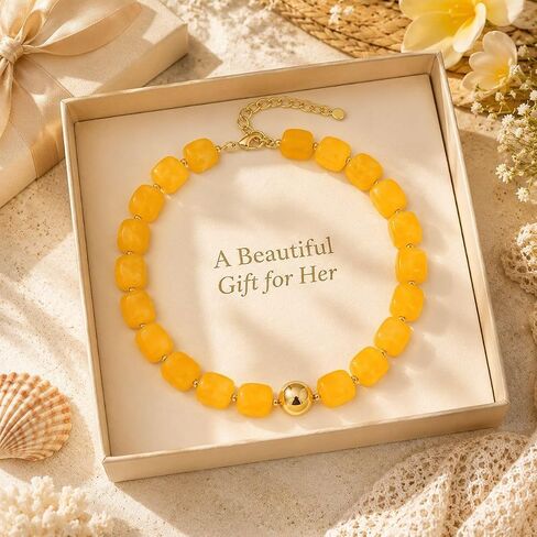 Chunky Beaded Necklace for Women Acrylic Resin Big Round White Brown Beaded Necklace Boho Statement Bead Necklaces for Women Trendy Festive Art Daily Outfits in Saudi Arabia