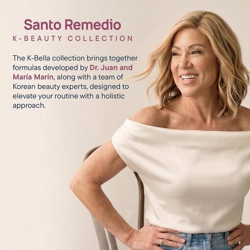Santo Remedio K-Bella Keratin Formula, Dietary Supplement, Supports Radiant Hair, Skin, and Nails, Made with Cynatine® HNS, Calaguala, Horsetail Extract, Pearl Powder, and Biotin, 30 Servings in Saudi Arabia