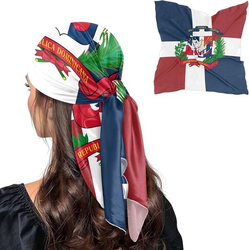 Head Scarf for Women Square Bandana Like Silk Neck Scarf Hair Wraps in Saudi Arabia