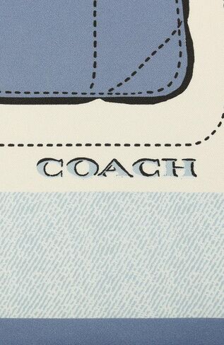 مربع حريري مطبوع من COACH Tabby Cherry in Kuwait