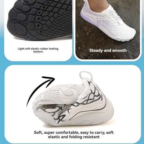 HF Stride Shoes Women Slip On Wide Toe Box Shoes Women Hike Barefoot Sneakers Healthy & Non-Slip Barefoot ShoesWomen Hiking Footwear Men Lightweight Walking Sneakers Unisex in Kuwait
