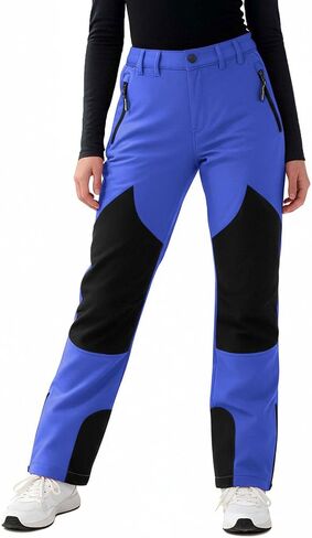 IEPOFG Boys Girls Snow Pants Waterproof Insulated Ski Pant Fleece Lined Warm Snowboard Snowpants Outdoor Hiking Trousers in Saudi Arabia
