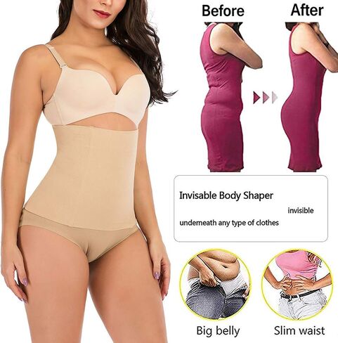 Womens Waist Trainer Corset Shapewear Tummy Control Waist Cincher Slim Body Shaper Postpartum Recovery Belt in Kuwait