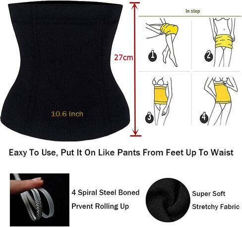 Womens Waist Trainer Corset Shapewear Tummy Control Waist Cincher Slim Body Shaper Postpartum Recovery Belt in Kuwait