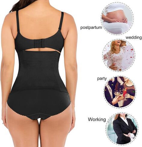 Womens Waist Trainer Corset Shapewear Tummy Control Waist Cincher Slim Body Shaper Postpartum Recovery Belt in Kuwait