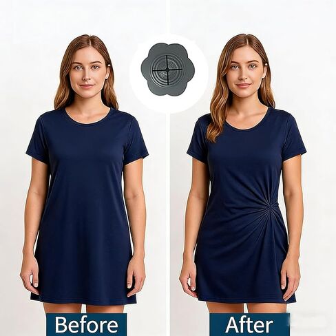 Cinch Clips for Women Clothing 12pcs Waistband Tightener Waist Tightener Shirt Clip Back Cinch Waist Cincher Clip Adjustable Waists Cinch Clips for Dresses Shirt in Saudi Arabia