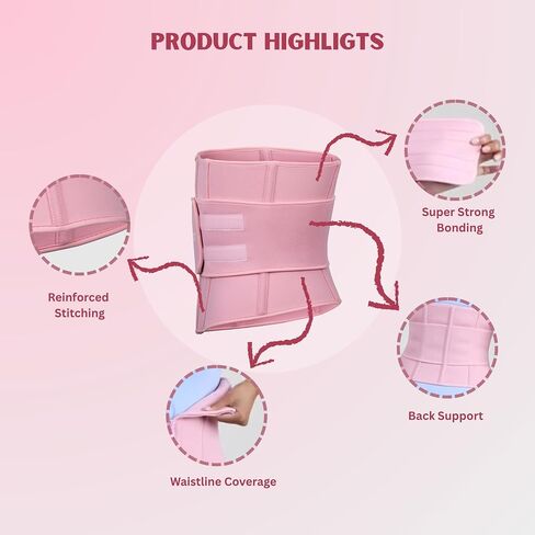 What Waist PrettySweat Band – Lightweight Sweat Band for Women, Soft Flexible Waist Trainer for Workouts & Core Support in Saudi Arabia