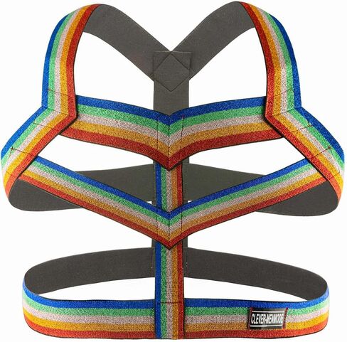 Mens Sexy Harness Belt Sissy Elastic Body Shoulder Straps Rave Outfit Night Clubwear Party Costumes in Saudi Arabia