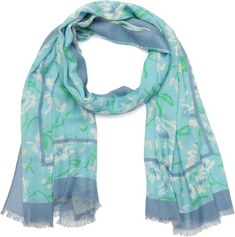 Kate Spade Women's Lively Garden Oblong Scarf, Stylish Fashion Accessory for Women in Kuwait