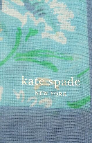 Kate Spade Women's Lively Garden Oblong Scarf, Stylish Fashion Accessory for Women in Kuwait