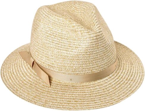 Bigalli Tiffany Poly Braid Sun Hats for Women Crushable Summer Beach Hat Pinch Front Shape, Grossgrain Ribbon UV SPF 80 in Saudi Arabia