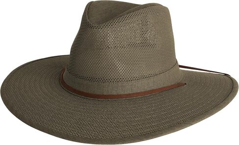 Henschel Hats Aussie Breezer Grande Hat - Extra Wide-Brim Sun Hat for Men | Perfect Men's Summer Hat for Camping in Saudi Arabia