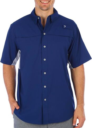 Reel Legends Mens Solid Mariner Short Sleeve Shirt in Saudi Arabia