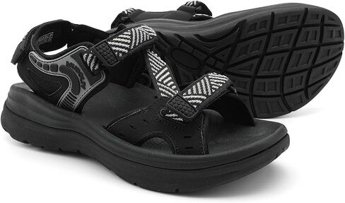 Women's Orthopedic Walking Water Hiking Sandals Casual Comfortable Platform Cushion Foam Sandals With Arch Support 2026 in Saudi Arabia