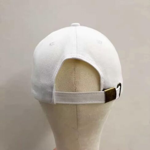 Structured Soccer Cap for Men Women, Adjustable Baseball Hat with Embroidered Soccer Ball Design, Sports Fan Hat for Outdoor Travel & Everyday Wear White in Kuwait