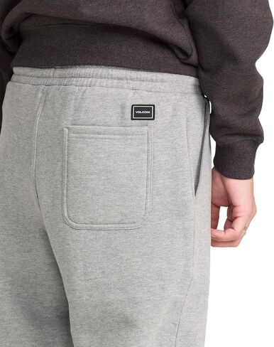 Volcom Men's Elastic Waist Fleece Sweatpants – Soft Jogger Pants with Adjustable Drawcord in Saudi Arabia