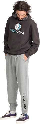 Volcom Men's Elastic Waist Fleece Sweatpants – Soft Jogger Pants with Adjustable Drawcord in Saudi Arabia