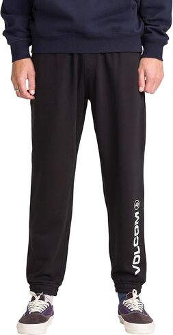 Volcom Men's Elastic Waist Fleece Sweatpants – Soft Jogger Pants with Adjustable Drawcord in Saudi Arabia