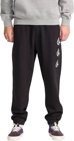 Volcom Men's Elastic Waist Fleece Sweatpants – Soft Jogger Pants with Adjustable Drawcord in Saudi Arabia