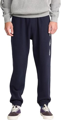 Volcom Men's Elastic Waist Fleece Sweatpants – Soft Jogger Pants with Adjustable Drawcord in Saudi Arabia
