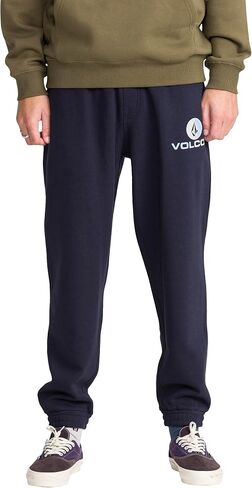 Volcom Men's Elastic Waist Fleece Sweatpants – Soft Jogger Pants with Adjustable Drawcord in Saudi Arabia