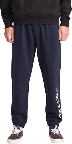 Volcom Men's Elastic Waist Fleece Sweatpants – Soft Jogger Pants with Adjustable Drawcord in Saudi Arabia
