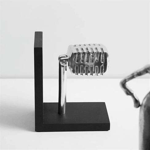 Bookend Support Decorative Bookends, Unique Metal Book Ends to Hold Books Heavy Duty for Office Desk, Modern Home Decor, Shelf Decoration Bookends in Saudi Arabia