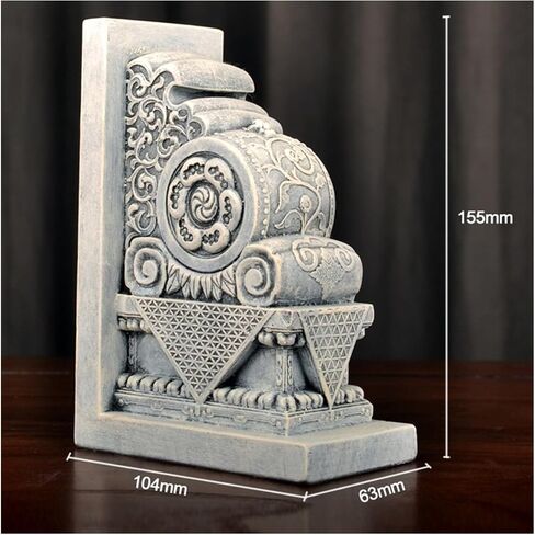 Bookend Support Book Ends for Shelves Vintage Shelf Ends Bookends Heavy Storage for Desk Office Library Home School Bookends in Saudi Arabia