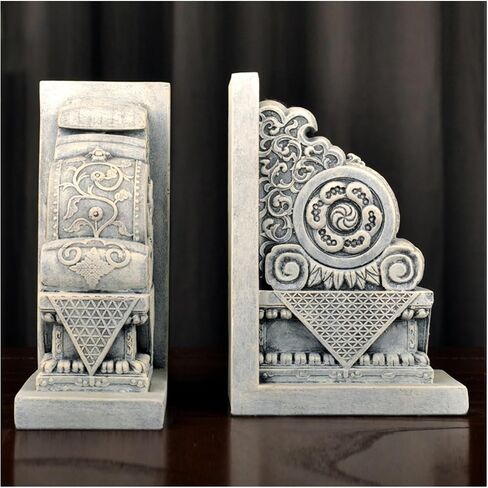 Bookend Support Book Ends for Shelves Vintage Shelf Ends Bookends Heavy Storage for Desk Office Library Home School Bookends in Saudi Arabia