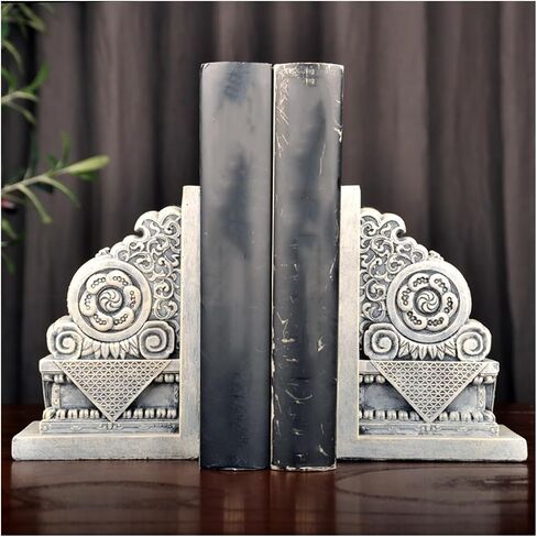 Bookend Support Book Ends for Shelves Vintage Shelf Ends Bookends Heavy Storage for Desk Office Library Home School Bookends in Saudi Arabia