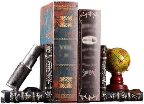 Bookend Support Vintage Book Ends, Bookends Decorative Holders for Office Library or Study Bookends in Saudi Arabia