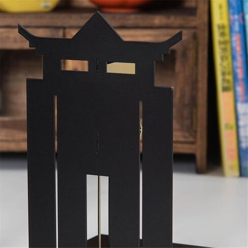 Bookend Support Book Ends Decorative - Chinese Retro Ornament Bookends for Home Office Desk Bookshelf Decoration Bookends in Kuwait