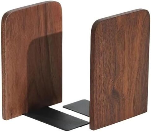 Bookend Support Bookstand Heavy Duty Bookends for Shelves Sturdy Non-Skid Book Stand for Books Bookends in Saudi Arabia