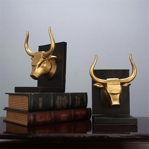 Bookend Support Decorative Bookends Weighted Base, Bookshelf Accessory, Great for Office Book Holder Bookends in Saudi Arabia