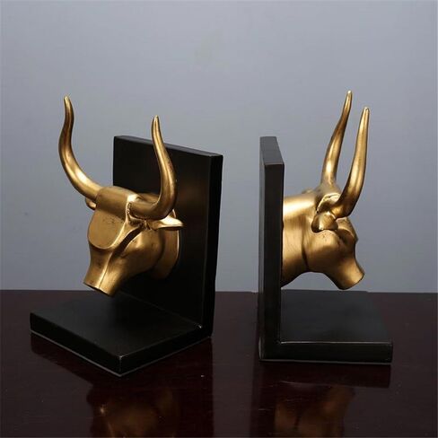 Bookend Support Decorative Bookends Weighted Base, Bookshelf Accessory, Great for Office Book Holder Bookends in Saudi Arabia