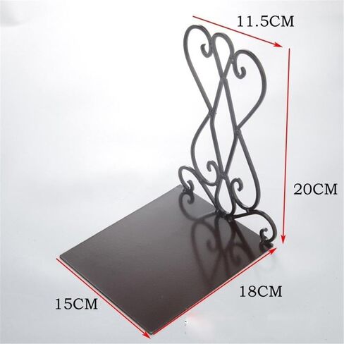 Bookend Support Iron Retro Book Ends, Bookends Decorative Holders for Office Library Bookends in Kuwait