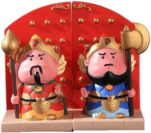 Bookend Support Cute Office Bookends, Chinese Desktop Decorative for Shelves Bookends in Kuwait