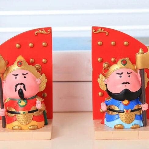 Bookend Support Cute Office Bookends, Chinese Desktop Decorative for Shelves Bookends in Kuwait